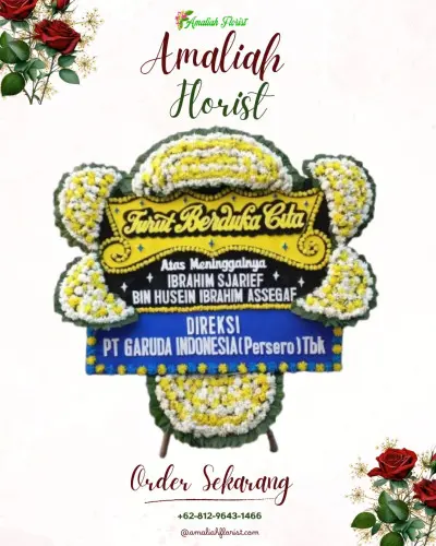 Papan Bunga Duka di Keputran